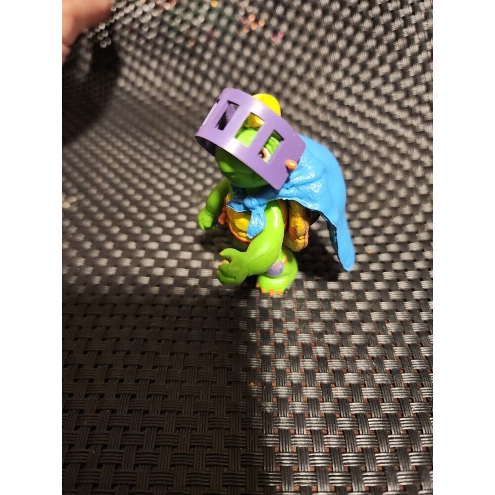 VTG Franklin the Turtle Knight W Blue Cape Toy PVC Figure Figurine 3" RARE READ